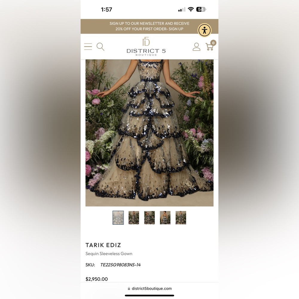 Tarik ediz gown